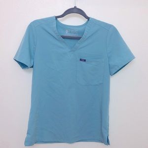 Figs scrubs size small blue